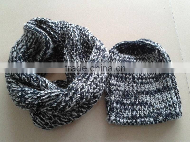 Knitted Infinity Somple Scraf Snood High Quality Neckwarmer