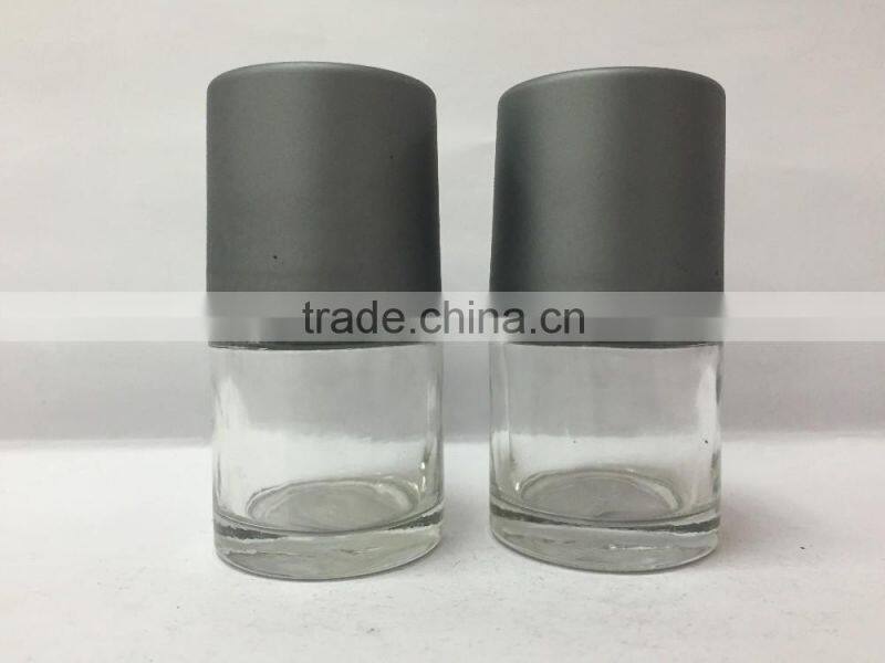 50ml Empty Deodorant Roll On Glass Bottle With Plastic Cap