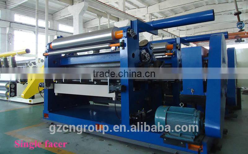 Single facer corrugated machine