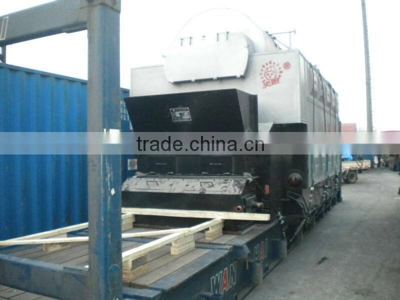 Fire tube single drum coal fired steam boiler