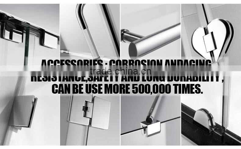 custom frameless tempered glass shower rooms