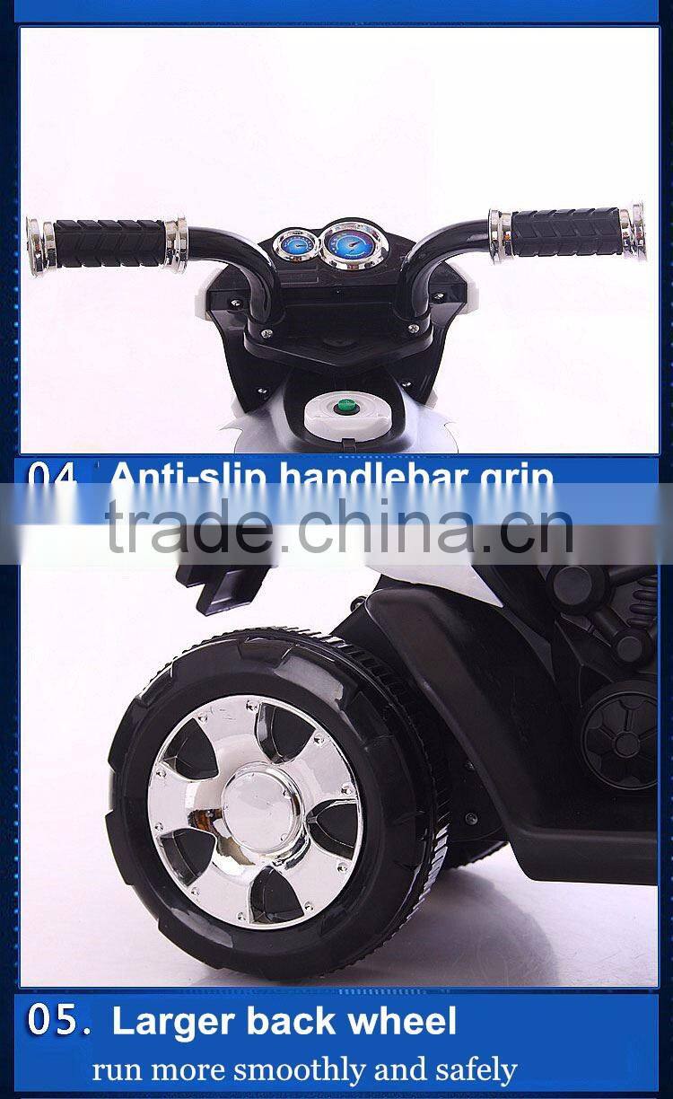 Kids Motorcycle Motorbike 6V Battery Powered Ride On Toy 3 Wheel Beach Bicycle