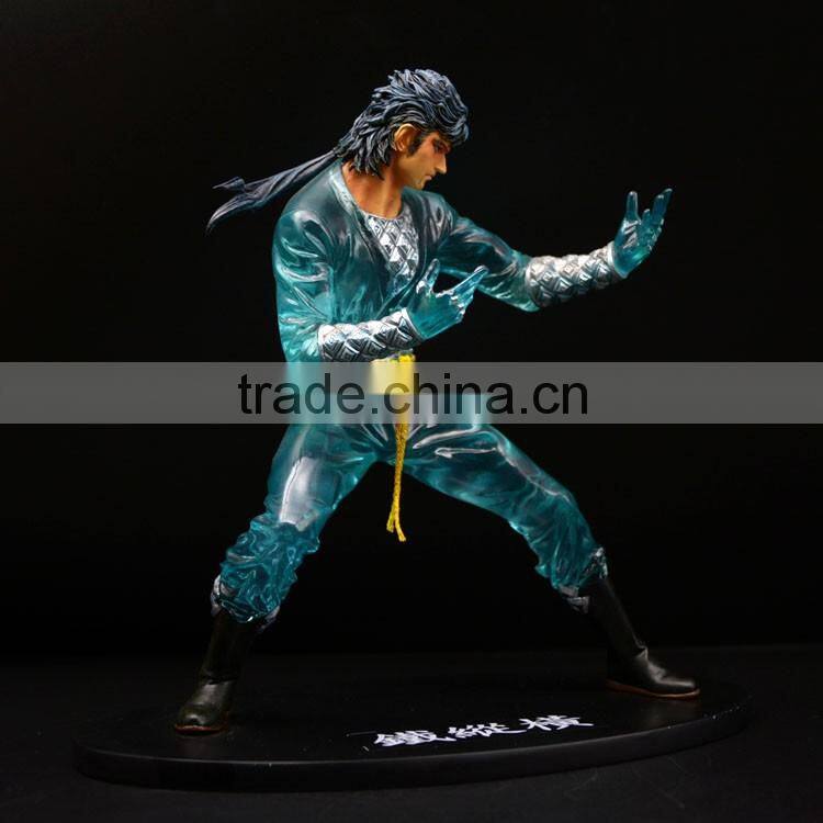 Customized Resin Kungfu Superman Action Figure For Decoration