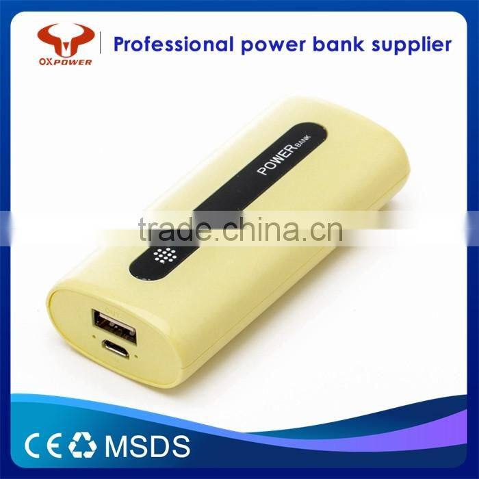 2016 professional factory cheapest price hot sell fast charging high capacity original 5200mah portable usb charger power bank