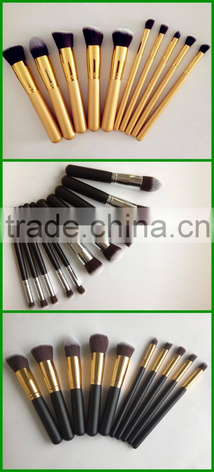 good kabuki brush,synthetic hair make up brushes
