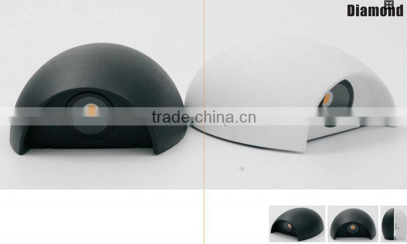 6w Diamond mordern cob led wall bracket light