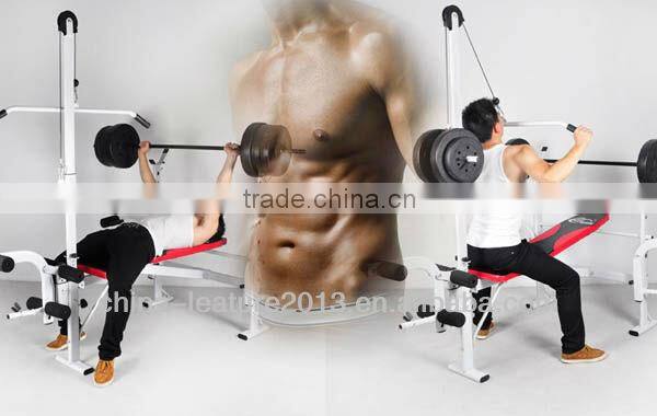 Multi Gym Exercise Equipment Weight Lifting Leg Press Machine Weight Bench