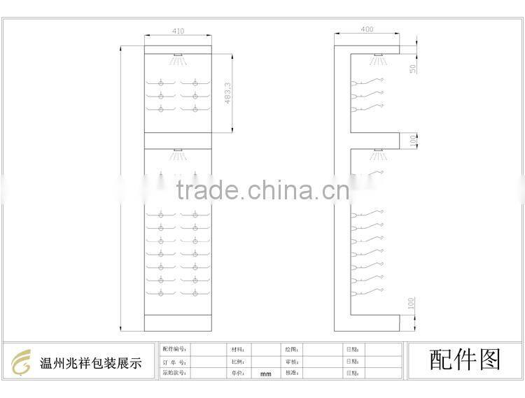 acrylic eyeglass display showcase
