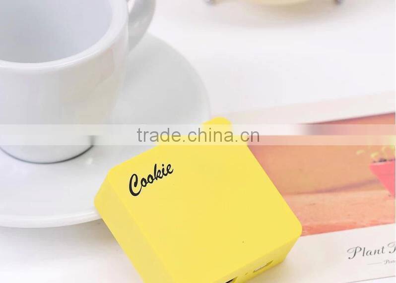 slim mini universal portable square power bank 2800 mah li-polymer battery mobile power