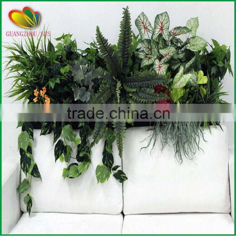 artificial green wall green grass for garden wall wholesale