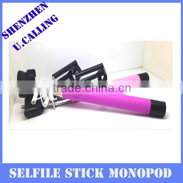 Factory Price Selfile Monopod, Extendable Stick Monopod For iPhone Smartphone,Digital Camera