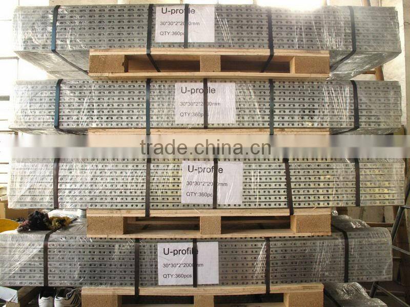 c-channel with holes