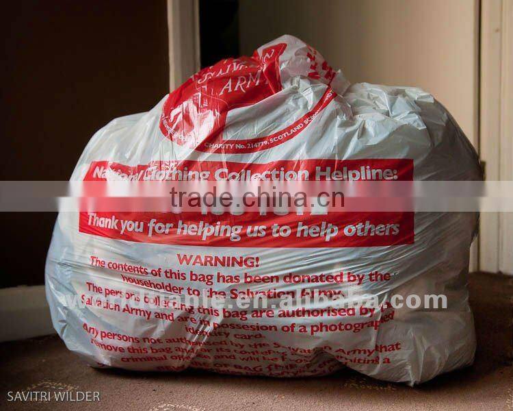 2013 HOT SALES! Printed Charity bag for donation
