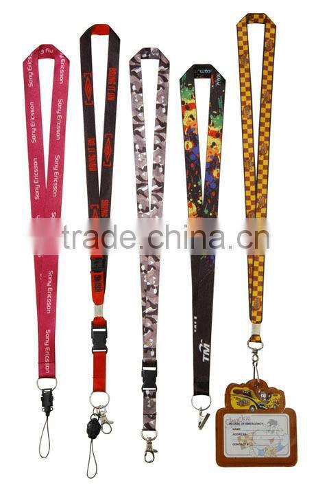 2014 Fashion Customized Work ID Card Lanyards