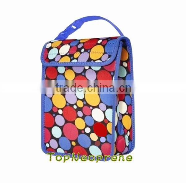 OEM custom insulated cooler bag fabric for take away/promotional red breast milk cooler bag