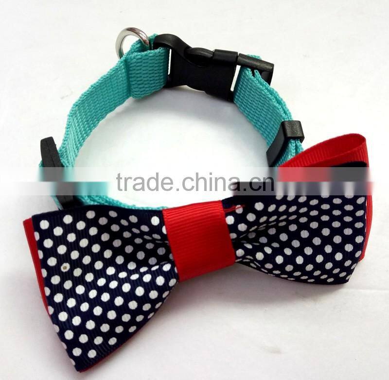 dog collar with bow& pet product & decoration