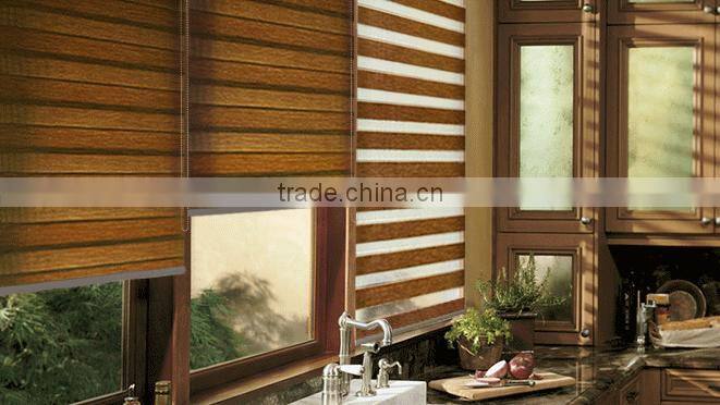 New style double layer fabrics zebra blinds