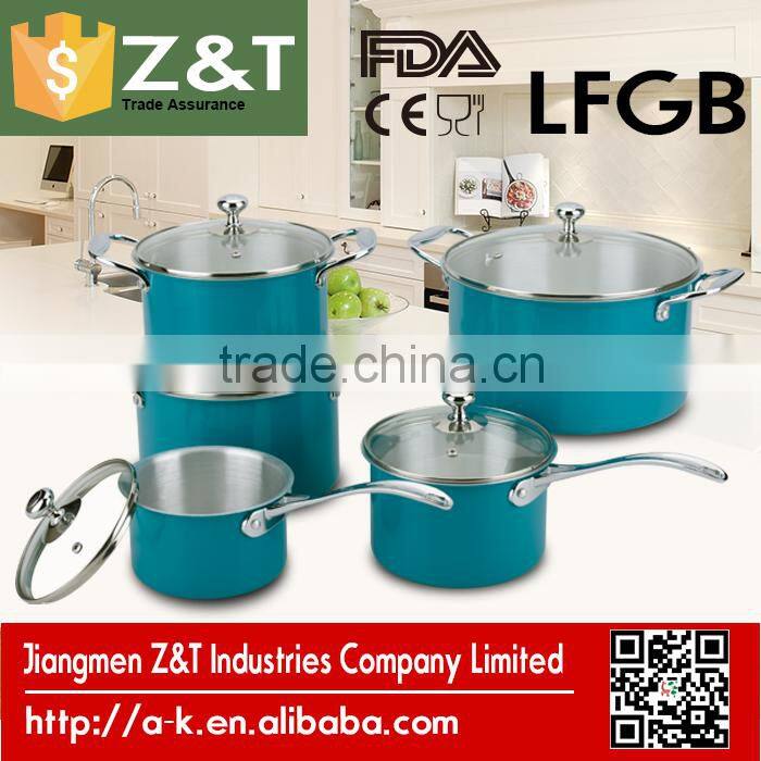 New product pink aluminum cooking pot