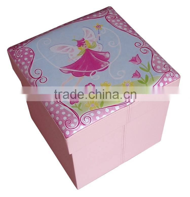 Modern New Design Hot Sale Patterned Storage Ottoman