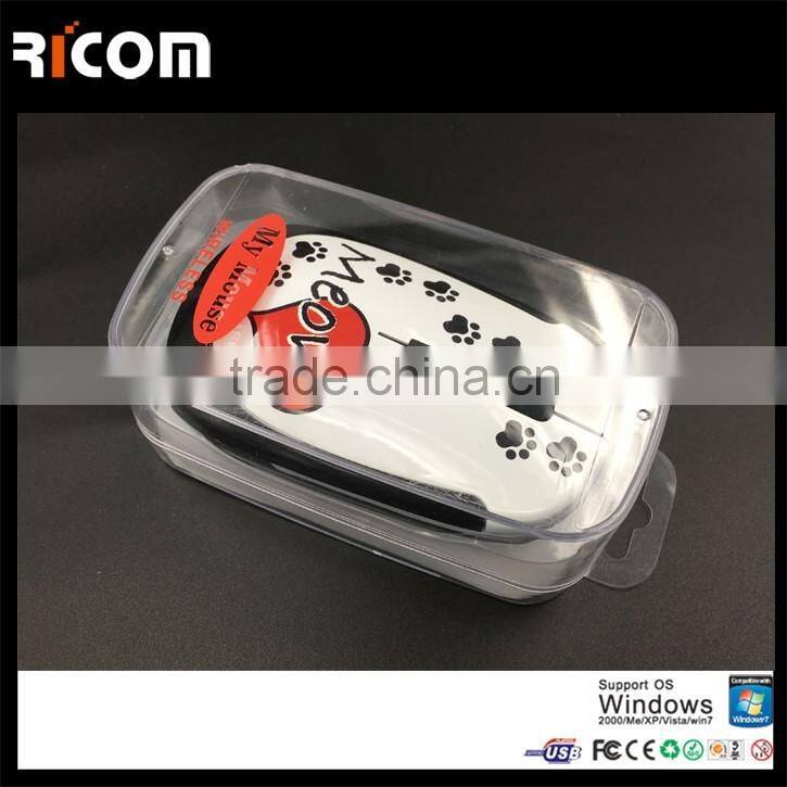 computer Ergonomic mouse bluetooth,bluetooth wireless optical mouse,smallest bluetooth device--BM6012--Shenzhen Ricom