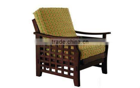 Solid wood futon frame sofa bed for living room furniture