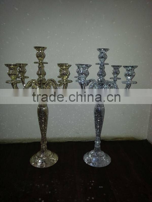 Gold candelabra
