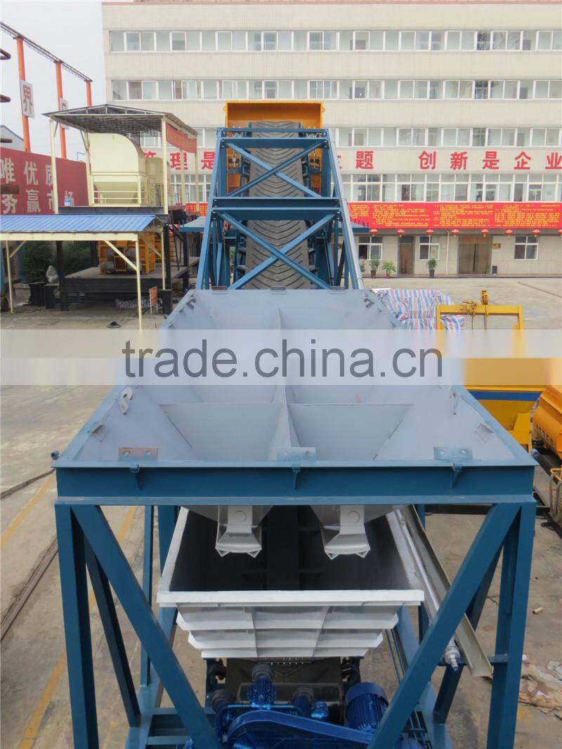 mini mobile concrete batching plant, mobile 35m3/h concrete batching plant