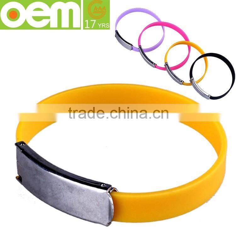 factory direct sales wonderful attractive silicone bracelet ,soft silicone wristband,thin silicone bracelet