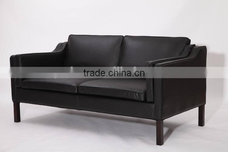 Black couch living room sofa borge mogensen sofa leather wholesale