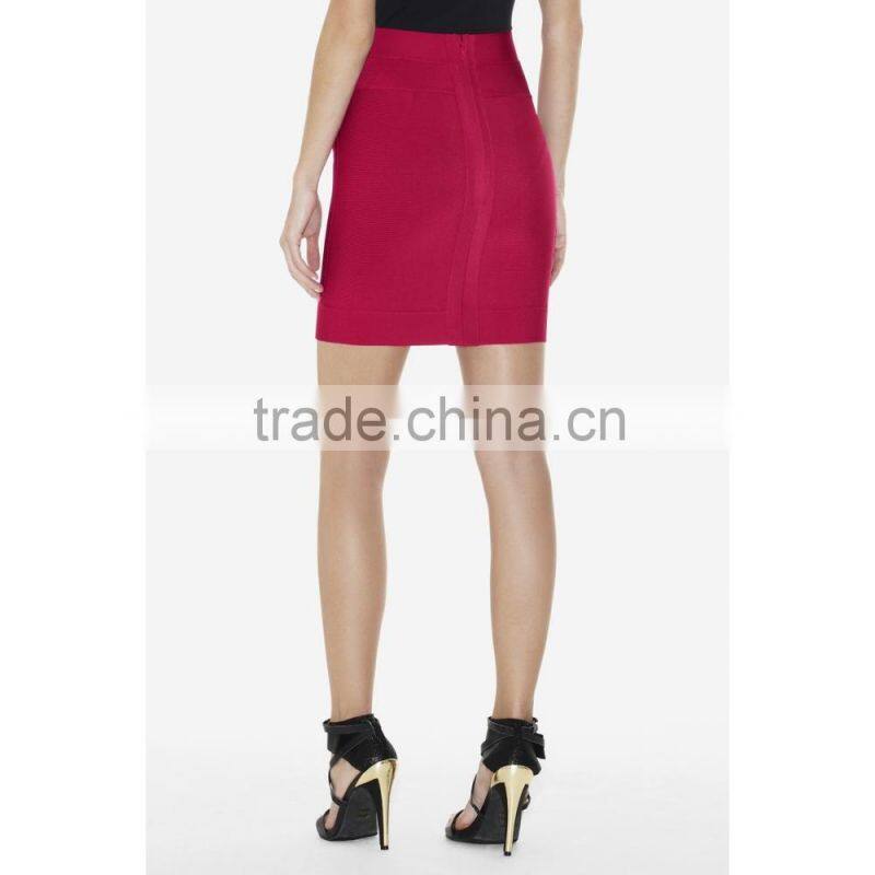 Latest gown designs fashion red sexy special pencil skirts bandage skirt 2015