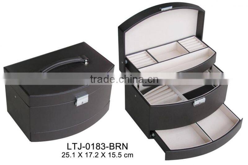 High quality leather jewelry box,box for jewelry wholesale
