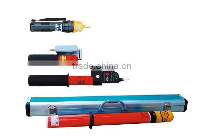 acousto-optic high voltage electroscope