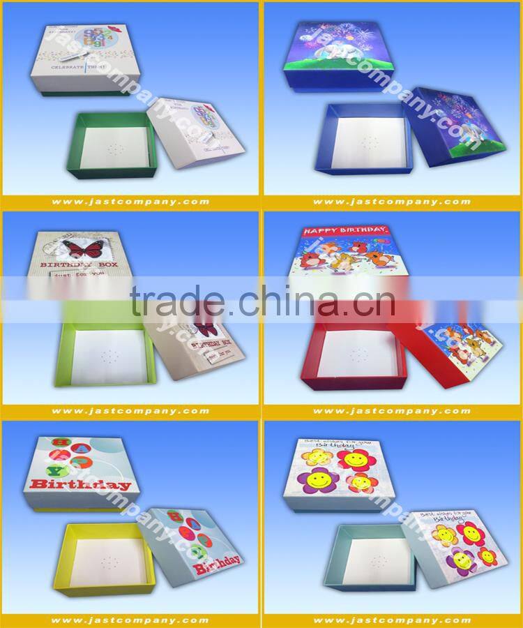 Kids Birthday Candly Gift Boxes with Lids and Music, Candy Large Gift Boxes Supplier