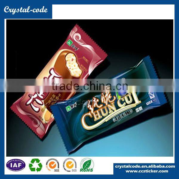 Self adhesive paper roll semi gloss sticker paper freezer bag label