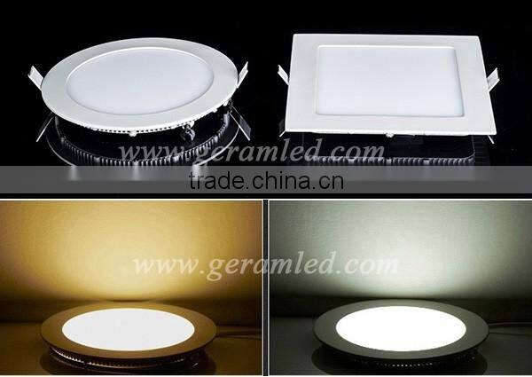 China Best Quality CE ROHS Round Square Ultra Thin 3W 6W 9W 12W 18W Panel Light LED