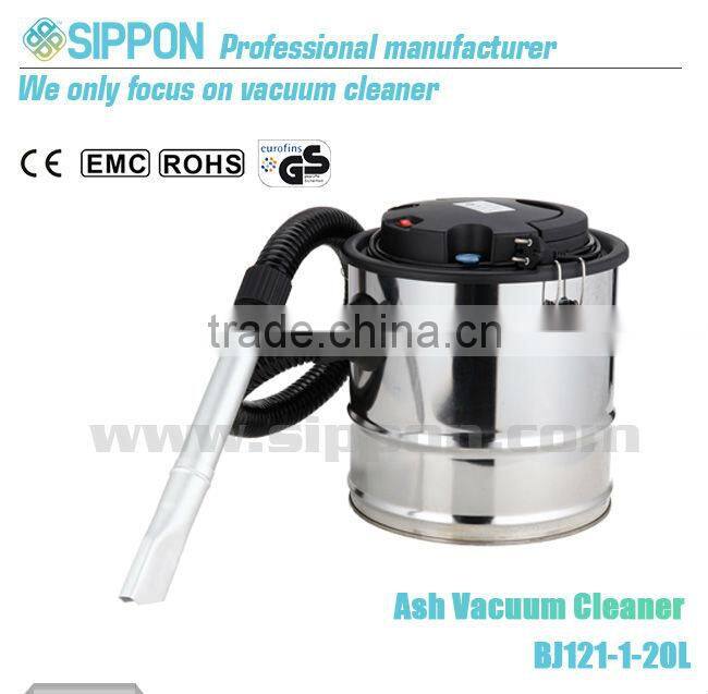 Ash cleaner 800W bin 20lt steel pipe pellet stove chimney BJ121-20L