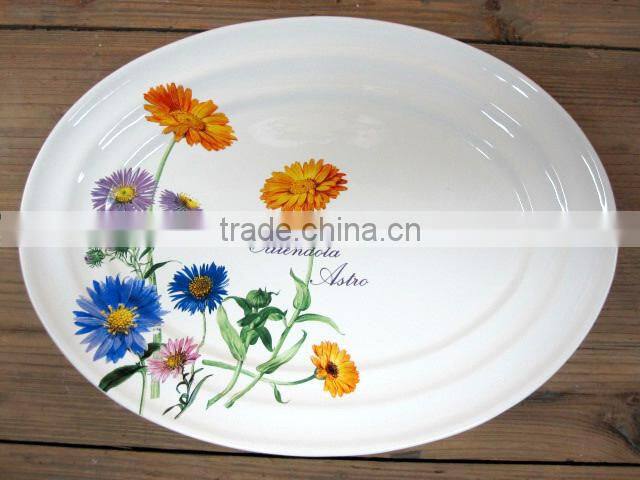 New cheap decal ceramic kitchen untensil holder with tools