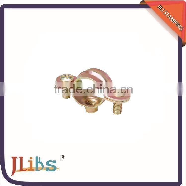 Carbon steel M6 pipe clamp both closed/rubber line pipe fitting