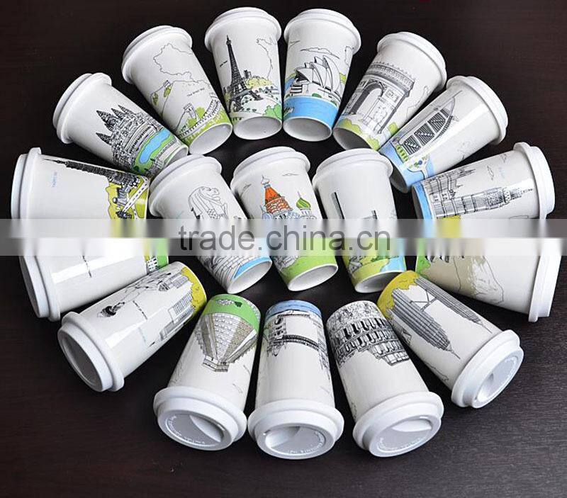 China Wholesale Custom coffee cup with lid