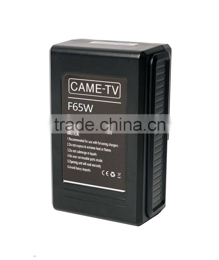 CAME-TV Compact V-Mount Li-ion Battery 65Wh Camera Battery