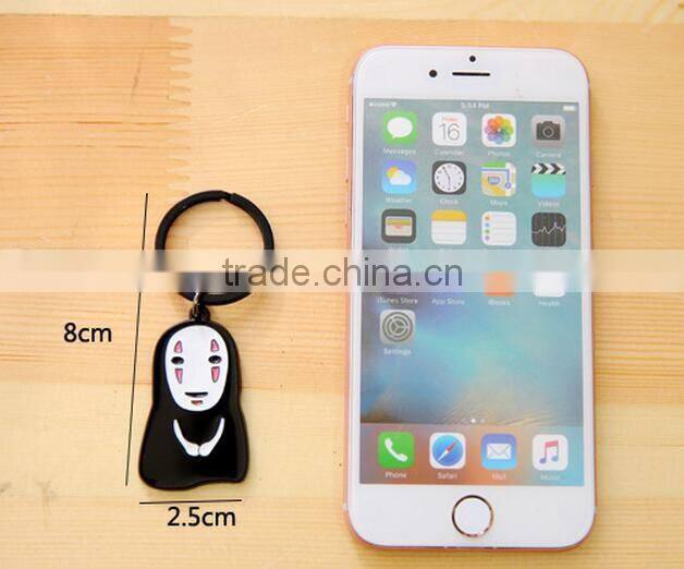 Top quality Korea Japan cartoon figure shaped keychain promotional gifts cheap custom made cartoon characters metal keychain