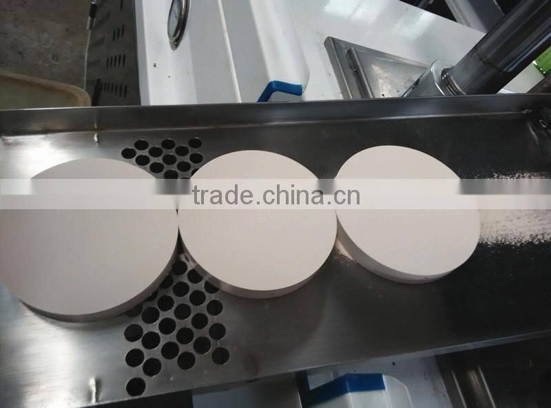 TCCA for drinking water Chlorine tablets SYST-100 model hydraulic press machine