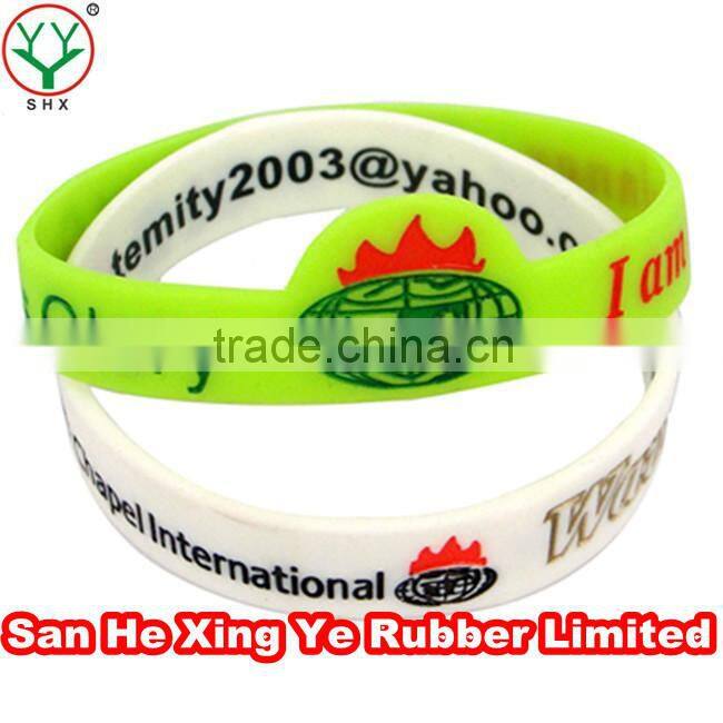 2015 manufacturer Cheap Silicone Wristbands bracelet