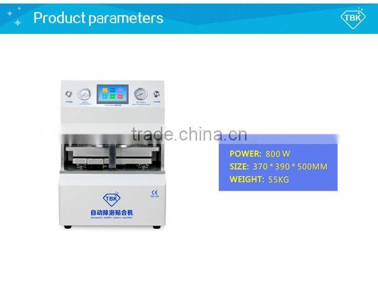 TBK 2 in 1 Machine More Efficiency LCD Touch Screen Vacuum Laminator and Debubble Repair Machine for iPhone Samsung Repairing