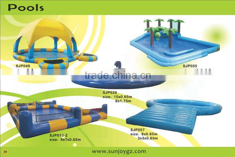 Crocodile inflatable pool game inflatable water obstacle course