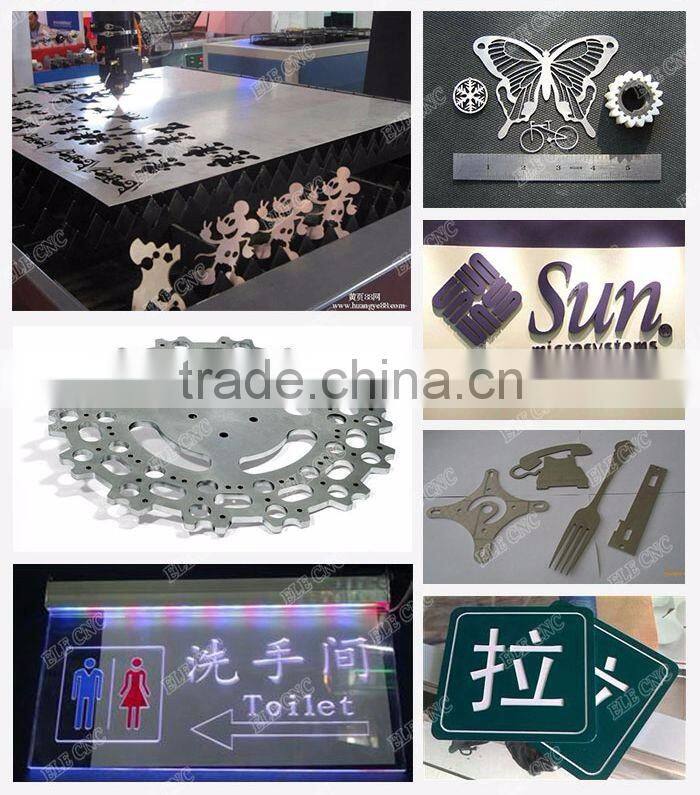 1200w Fiber laser cut metal shapes , fiber laser cutting machine for stainless steel