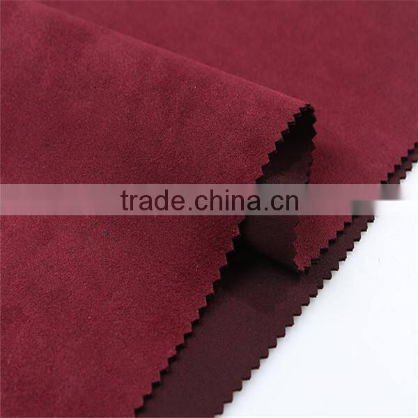 Professional knit fabric manufacturer Latest Style Fashion faux suede fabric
