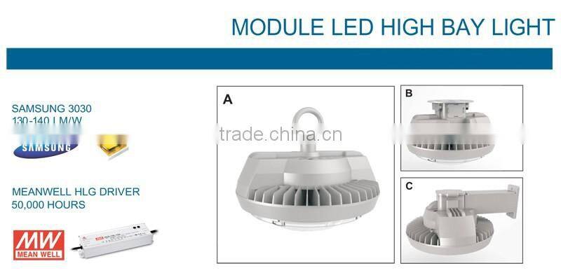 High Quality Low Price ETL DLC Listed 100w 200w Industrial LED High Bay Light
