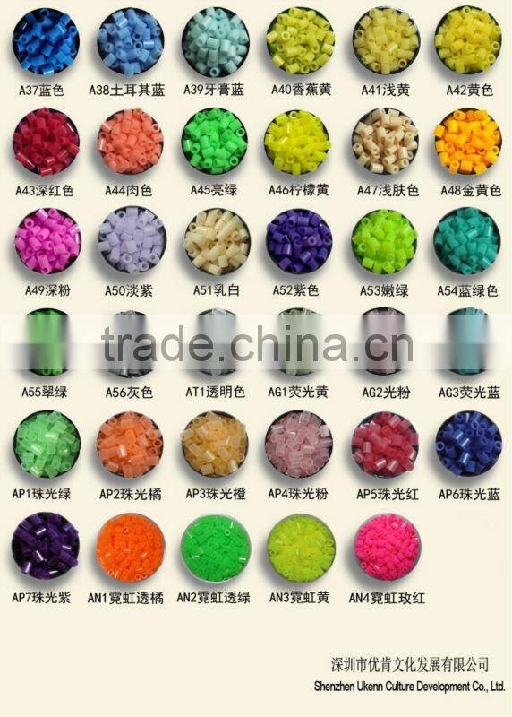 jewelry sets A2.6mm soft perler beads eva puzzle education toy for kits