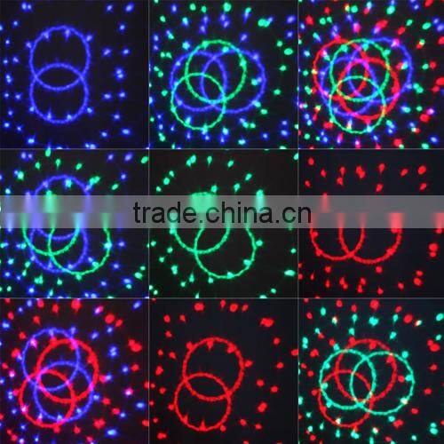 Fabulous Magic DMX512 DJ Laser LED Color Change RGB Stage Lights Crystal Ball Effect Light Party Pub